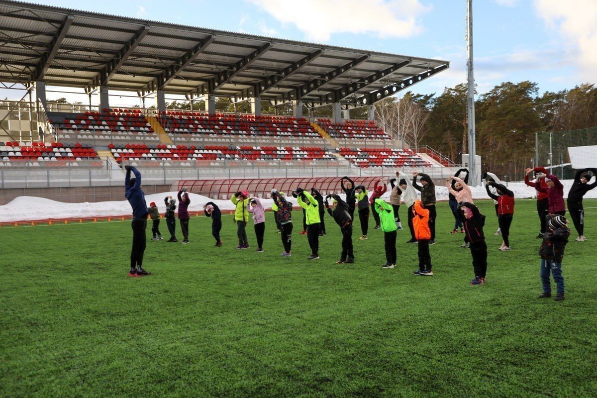 An athletics section has been opened at the Spartak stadium in Serpukhov