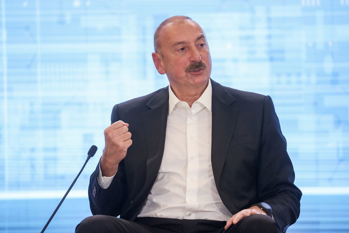 Aliyev voted in the Azerbaijani presidential elections in Karabakh