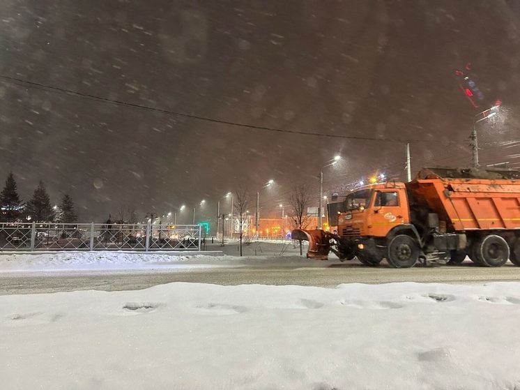 Брянские дорожники вышли на борьбу со снежной "Ольгой"