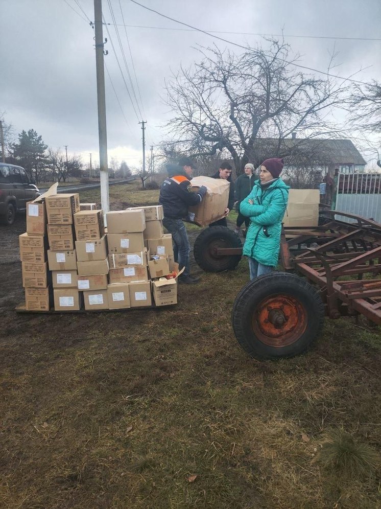 В Пологовский район доставили гуманитарную помощь