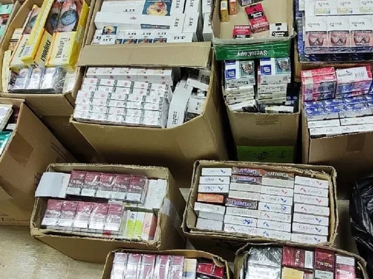 Тульская таможня изъяла 6700 пачек нелегальных сигарет