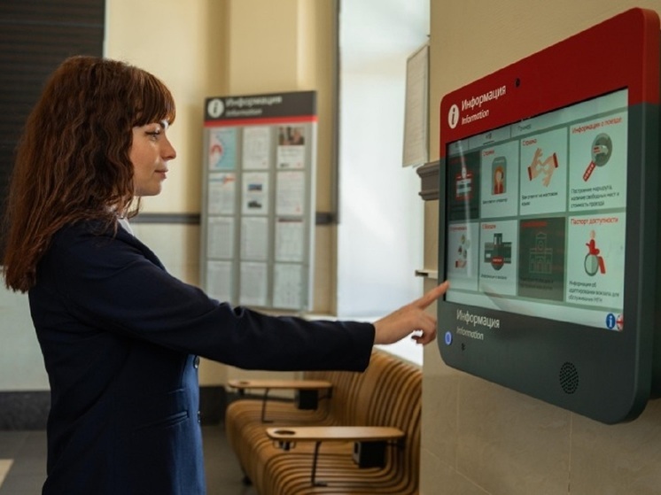 34 тысячи человек воспользовались справочными видеотерминалами на СвЖД