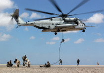В США исчез военно-транспортный тяжелый вертолет Sikorsky CH-53E Super Stallion, который совершал полет из Невады в Калифорнию