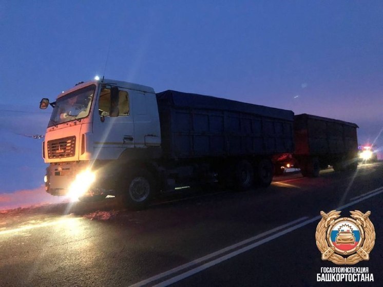 Башкирские автоинспекторы задержали нетрезвого водителя грузовика