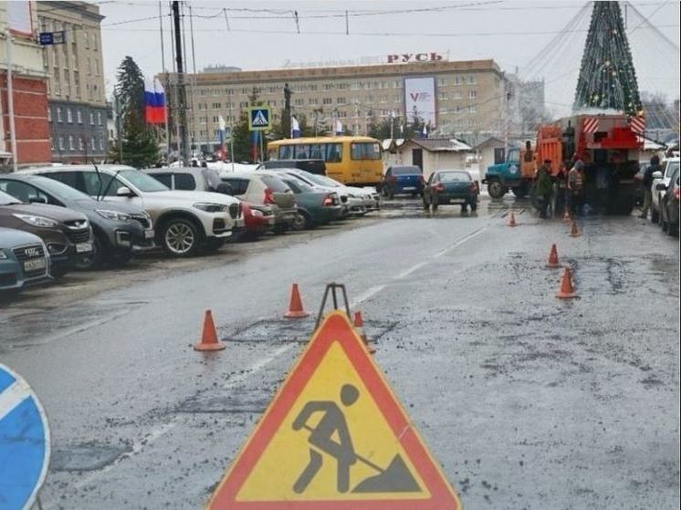 В Орле восстановили 4 тысячи квадратных метров дорожного полотна
