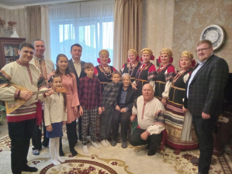 В Белгородском районе ветеран отметил 106-й день рождения