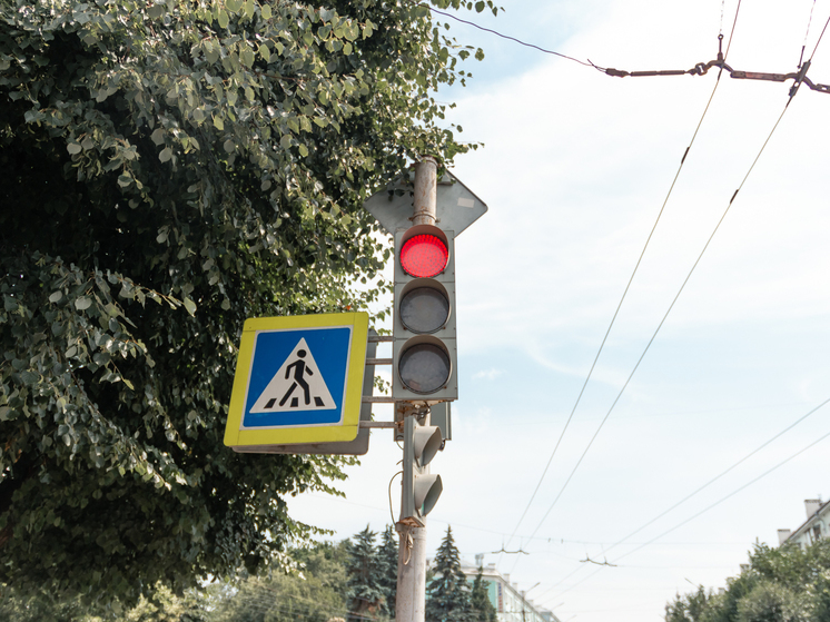 В Касимове Рязанской области установили новый светофор по нацпроекту