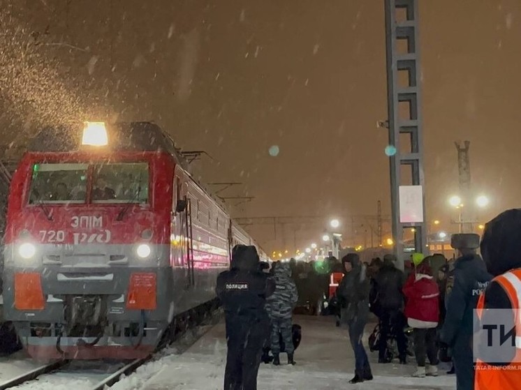 В Татарстане 7 поездов дальнего следования задерживаются из-за метели