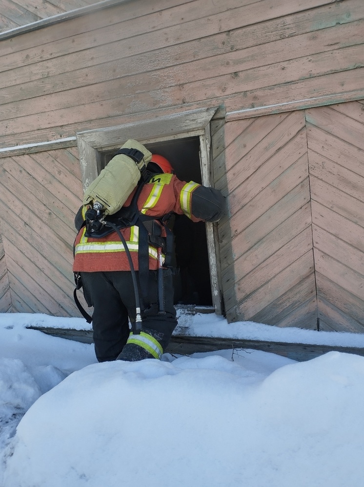 Бомж переполошил пожарных в Сортавале