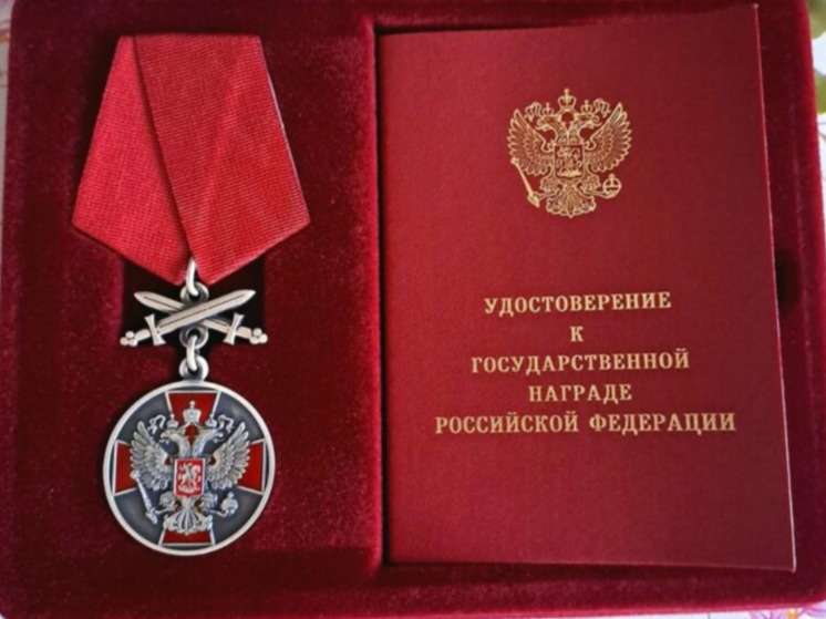 Тюменский офицер и писатель отмечен государственной наградой