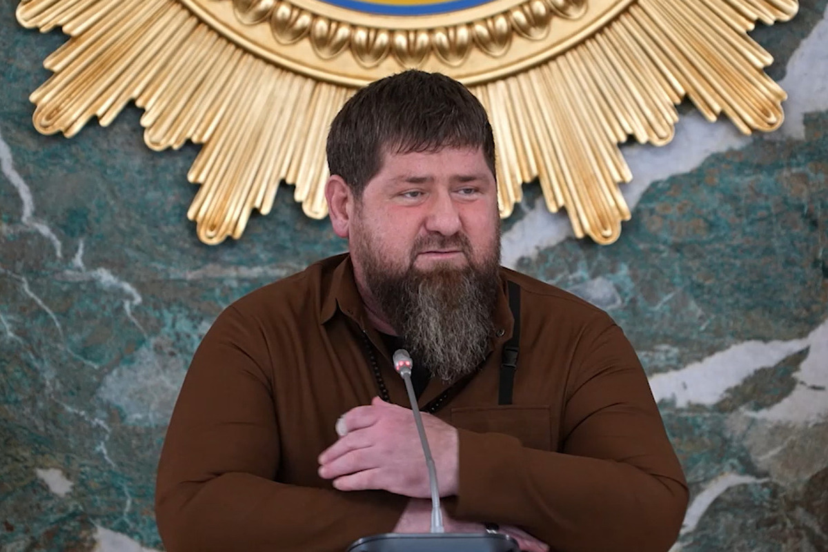 Kadyrov thanked Putin, who awarded him the order