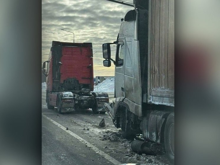 В Рыбновском районе произошло ДТП с участием двух фур