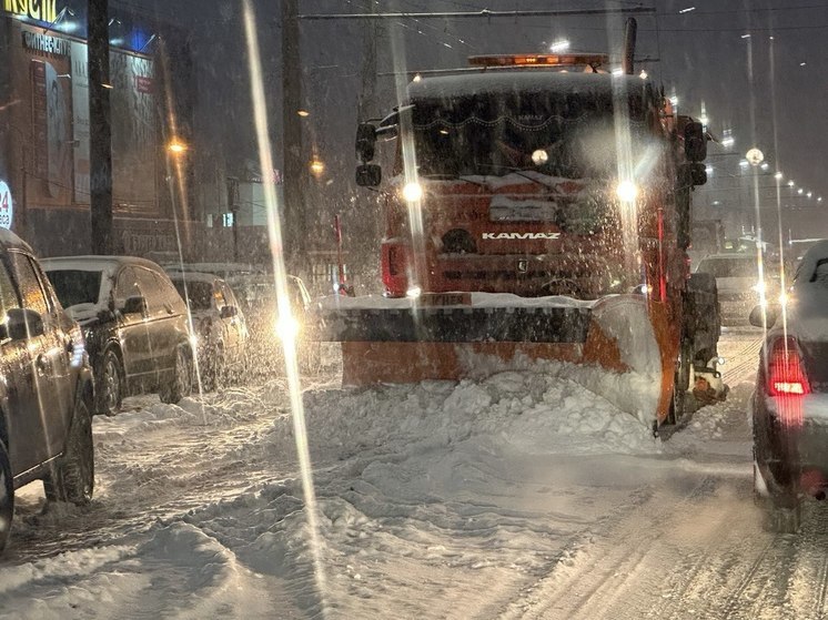 С улиц Пензы вывезли за сутки 6247 кубометров снега