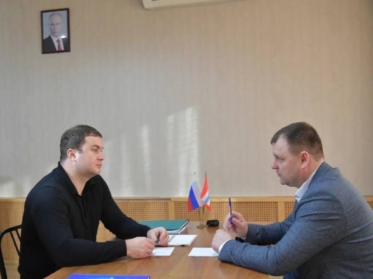 Губернатор Хоценко встретился с переизбранным главой Горьковского района