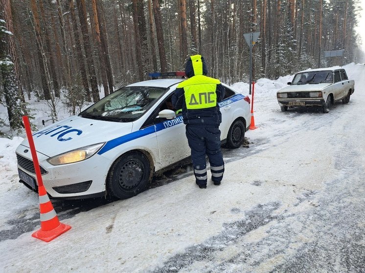 В Тюменской области «бесправник», спешивший поболеть на лыжных гонках задержан сотрудниками ГИБДД
