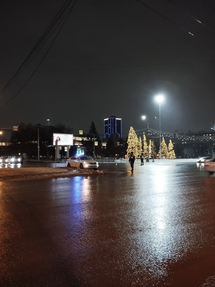 В центре Новосибирска отключились светофоры