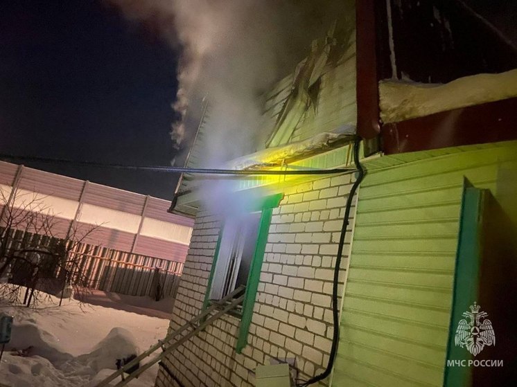 Садовый дом сгорел в СНТ «Надежда» в  Нижнем Новгороде