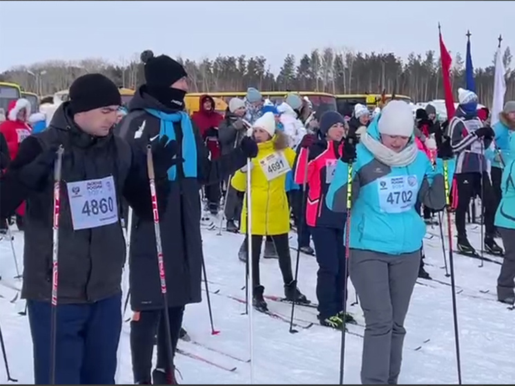 Более 60 семей Ишима приняли участие во Всероссийской гонке «Лыжня России»