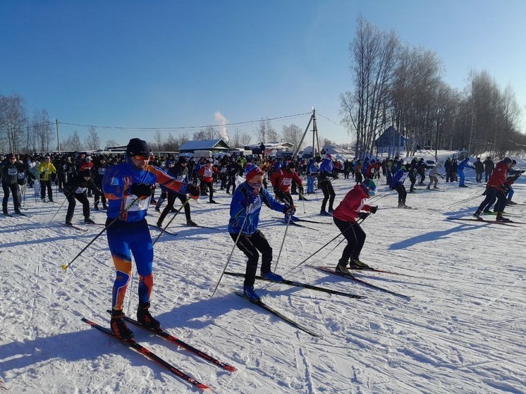10 февраля на «Лыжню России» вышли 10 тыс костромичей