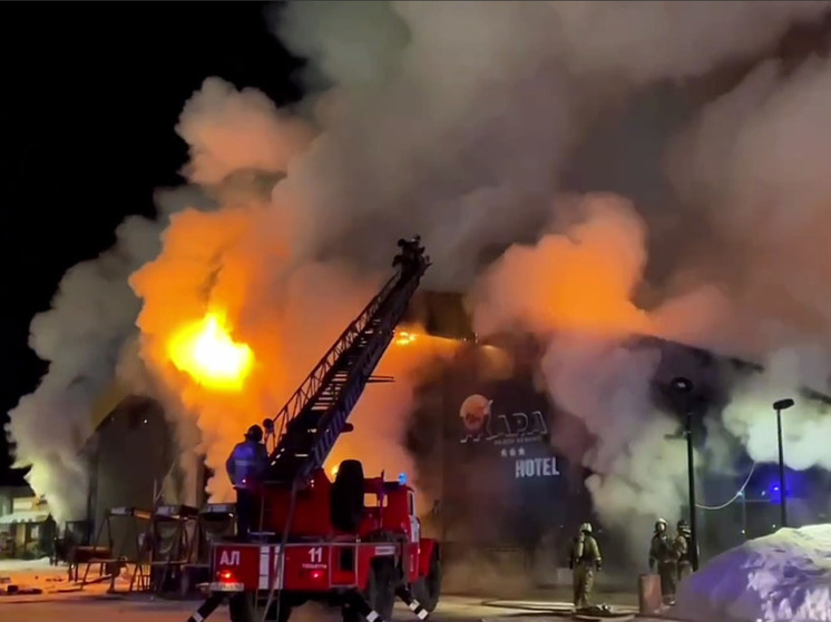 Появилось видео крупного пожара в ночном клубе Тольятти