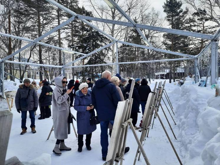 Сахалинцев приглашают на выставку ледовых картин «Семейная сказка»