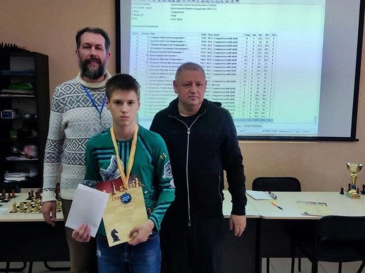 Ставропольские шахматисты приняли участие в благотворительном турнире