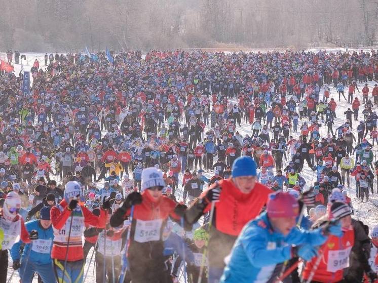 Гонка «Лыжня России» в Химках собрала около 10 тысяч человек