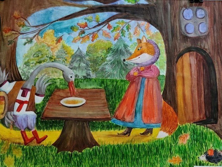 Юные мелитопольцы нарисовали сказки Пушкина
