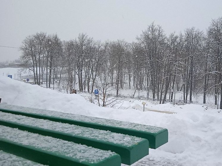 В Клину уже пошел снег, обещанный в вечерние часы