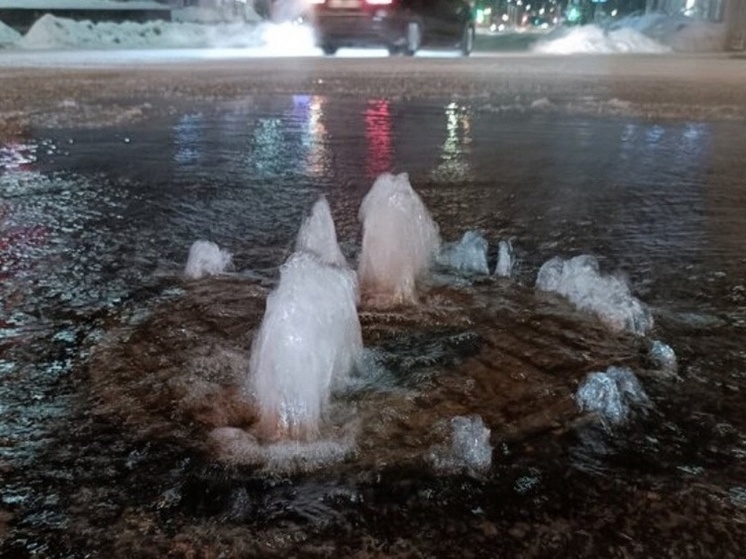 Гиперборея в Петрозаводске завершилась фонтаном горячей воды