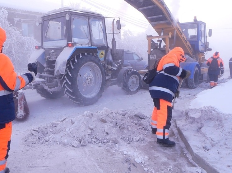 В столице Якутии за сезон убрано 290 тысяч кубометров снега