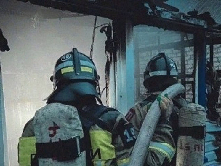 На прошедшей неделе в Калмыкии сгорели кухня и баня