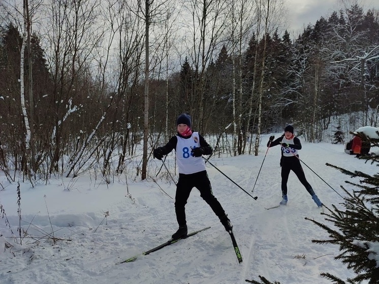 Серпуховские лыжники завоевали медали на соревнованиях в Чехове