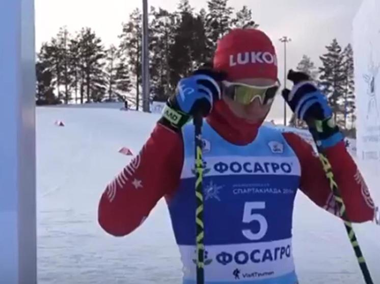 Брянец Александр Большунов взял третье золото подряд на Спартакиаде