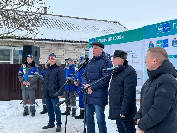 Газопровод запустили в поселке Бежаницы Псковской области