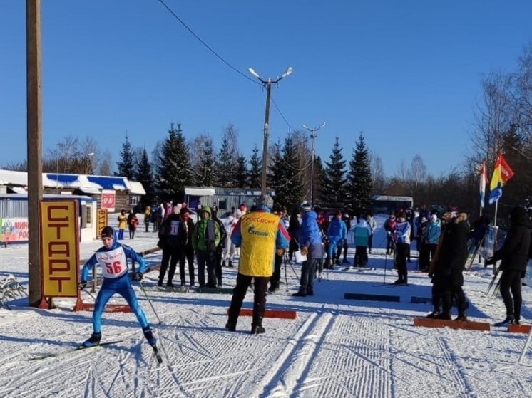 В Окуловке прошла лыжная гонка в рамках Спартакиады обучающихся