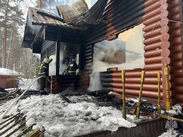 Супружеская пара сняла дом в Череповецком районе, а он загорелся