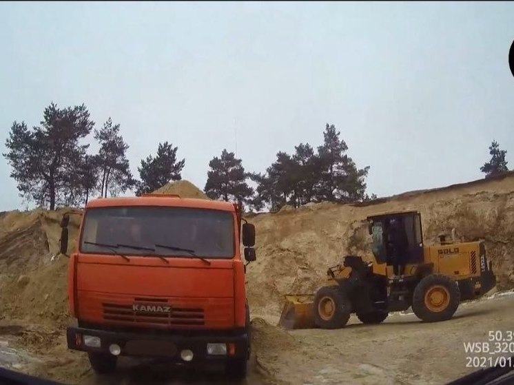 В белгородском приграничье поймали незаконных добытчиков песка