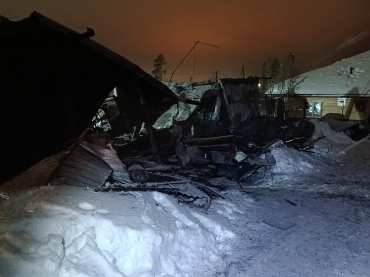Выяснилось, кто сгорел в хозпостройке после взрыва газа под Петрозаводском