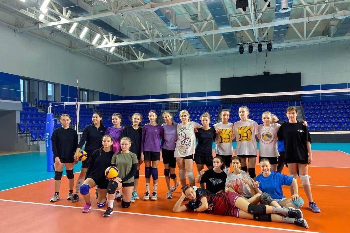 Anapa hosted over 100 young volleyball players from Belgorod for training camps
