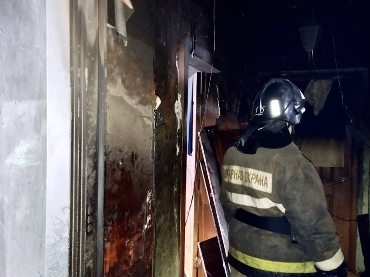 МЧС опубликовало фотографии пожара в Касимове