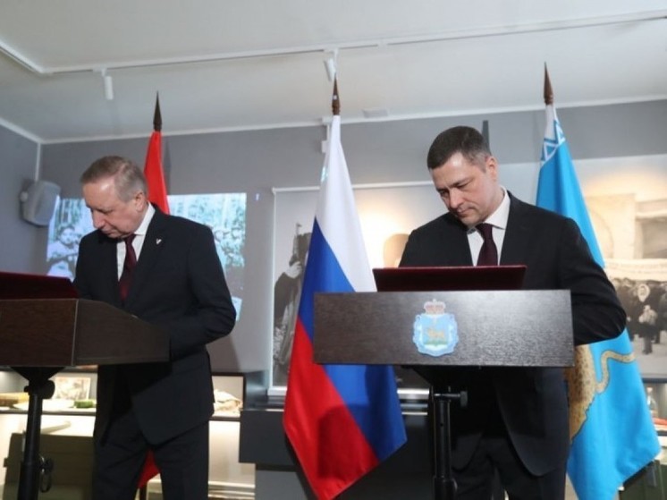 Михаил Ведерников подписал соглашение с губернатором Санкт-Петербурга о сотрудничестве