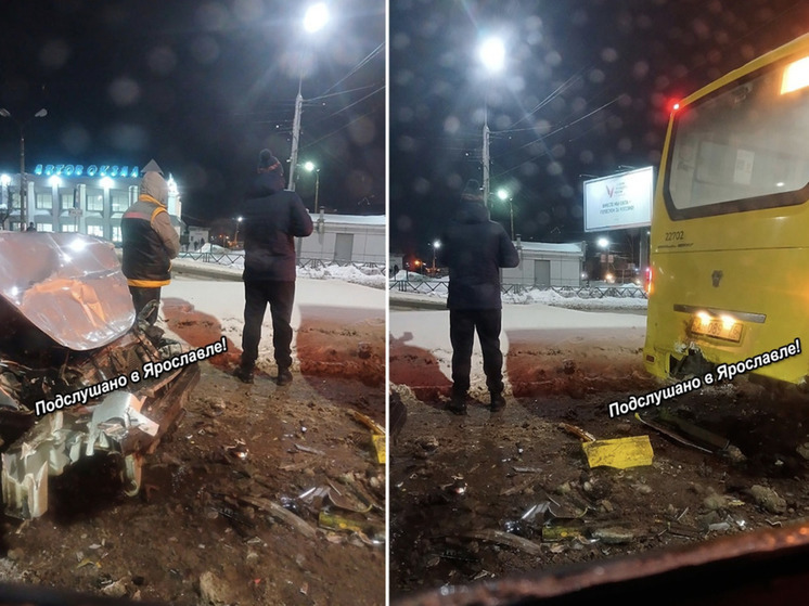В Ярославле водители объяснили массовые ДТП скользкими дорогами