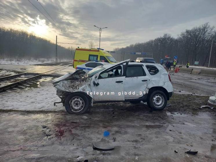 В Старом Осколе автомобилистка снесла дорожное ограждение