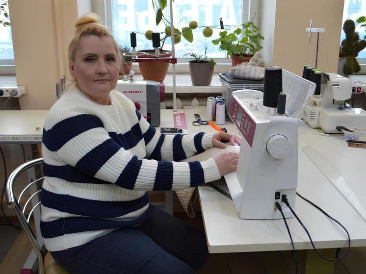 Белгородка с помощью соцконтракта обновила швейную мастерскую