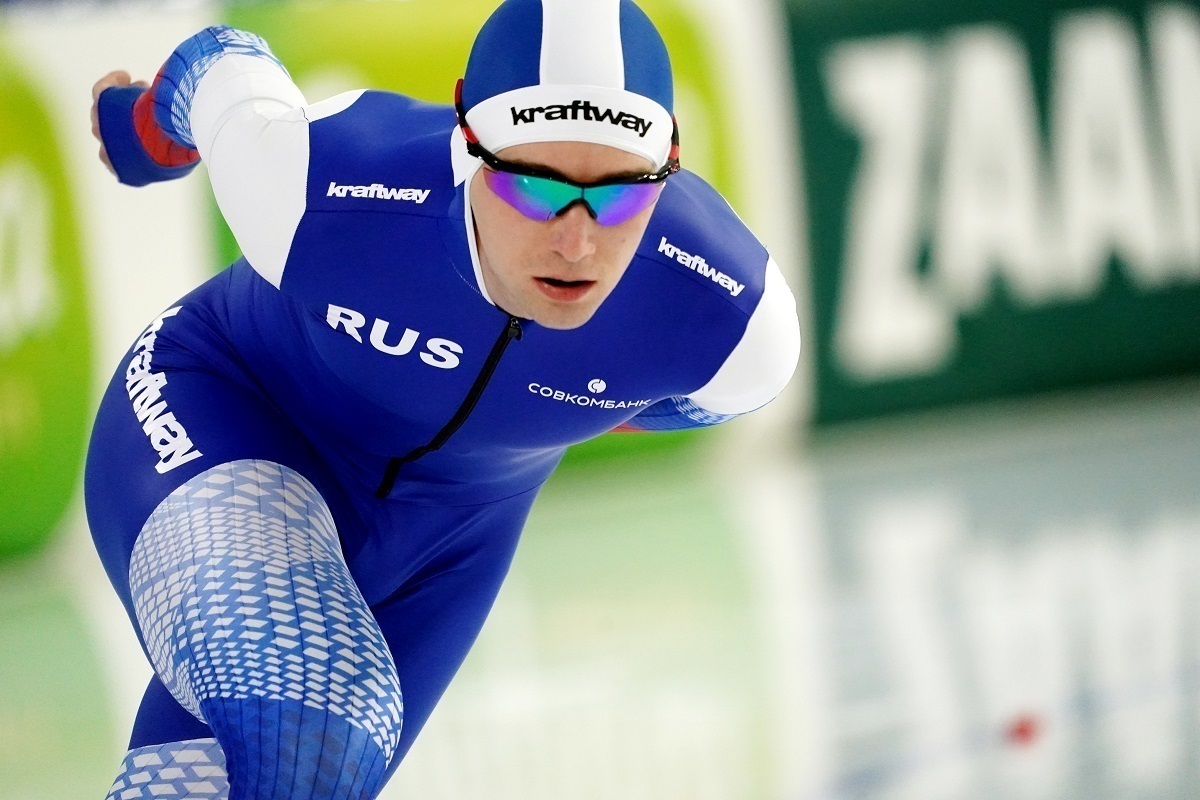 Конькобежец Трофимов победил в дистанции на 5000 м на Спартакиаде