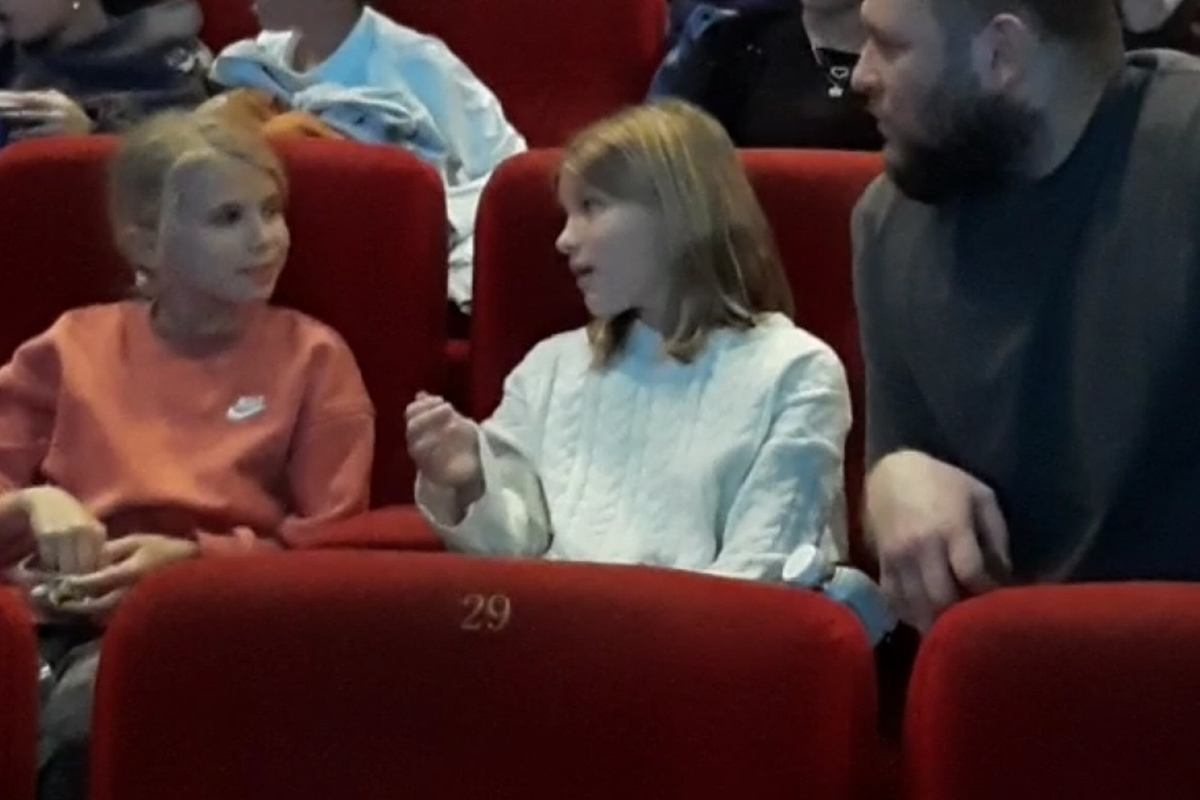 Bondarchuk brought his granddaughters to the cinema, Petrov showed his young wife