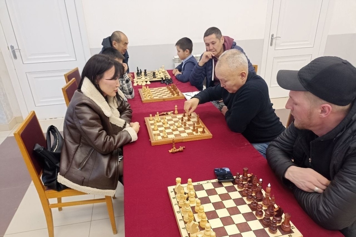 Chess matches were held in one of the regions of Kalmykia in honor of the memorable date