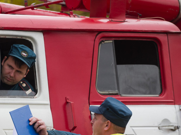 In Moscow, due to a fire, three lanes along Tverskaya Street to the Garden Ring were blocked