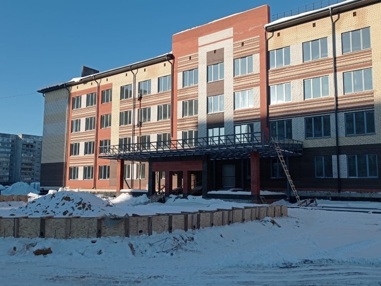 В новой школе Йошкар-Олы завершились основные строительные работы